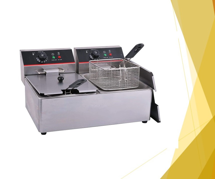 Electric Double bin Oil Fryer -4L/ 6L/8L/11L