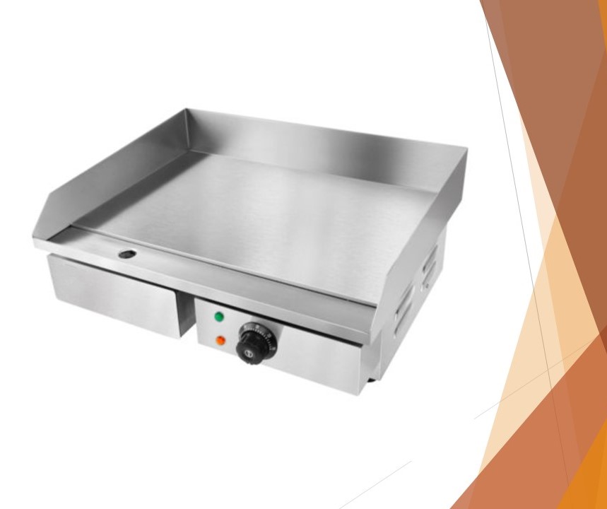 Table Top Electric Griddle Plate - Full Smooth HEG-818