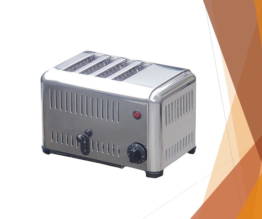 Four Slot Pop-up Toaster HET-4
