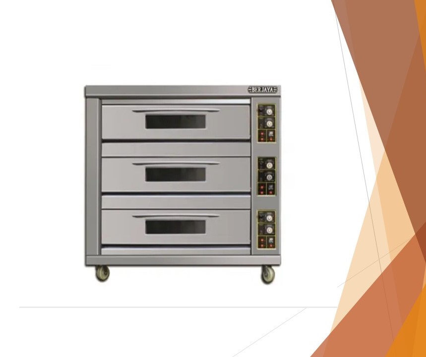 3 Decks, -6 Tray  Bakery Deck Oven - BJY-G180-3BD