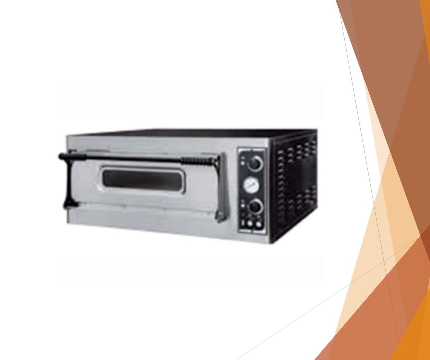 Electric stone deck oven single deck ( 4 Pizza ) -  Basic 4