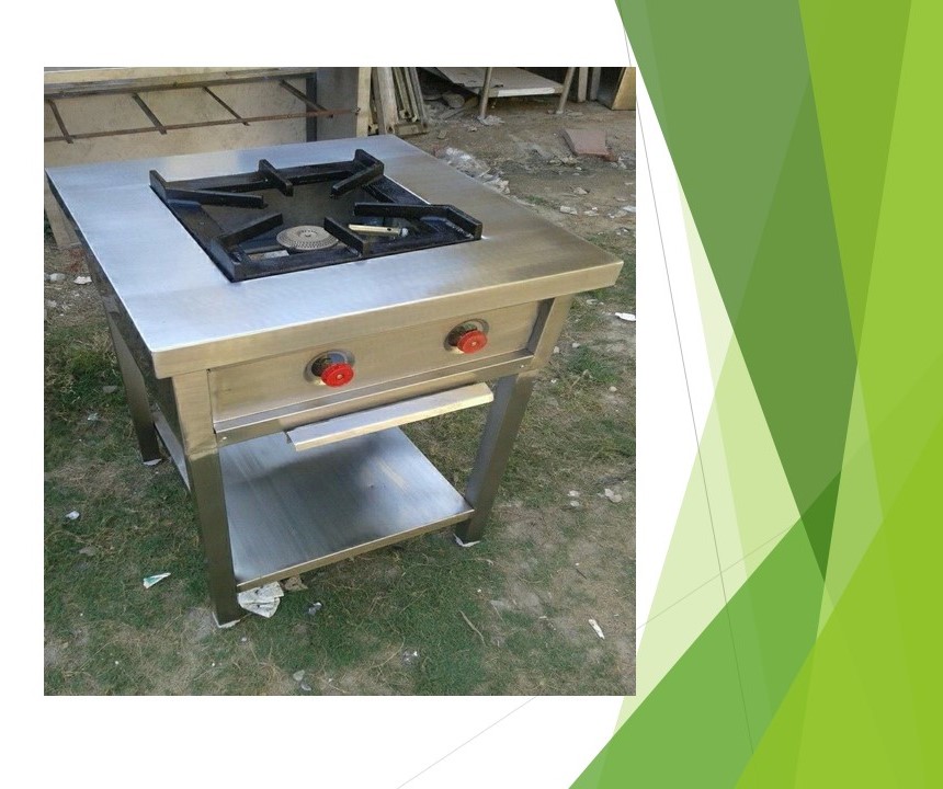 SS Single Burner Continental Cooking