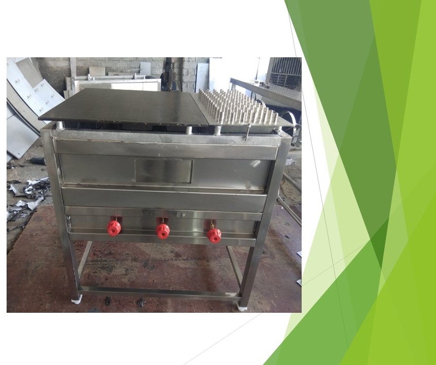 SS Commercial Hot Plate With Chapati / Pulka Puffer