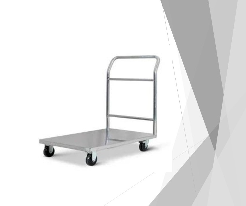 SS PLATFORM TROLLEY, Load Capacity(kg): 200 kg